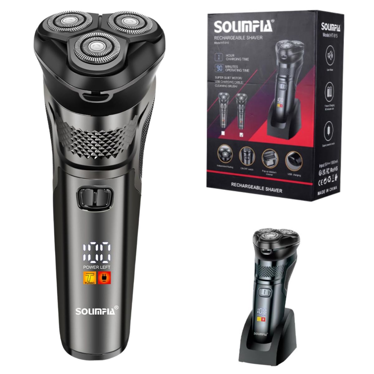 Máquina de Afeitar Inalámbrico HT-915